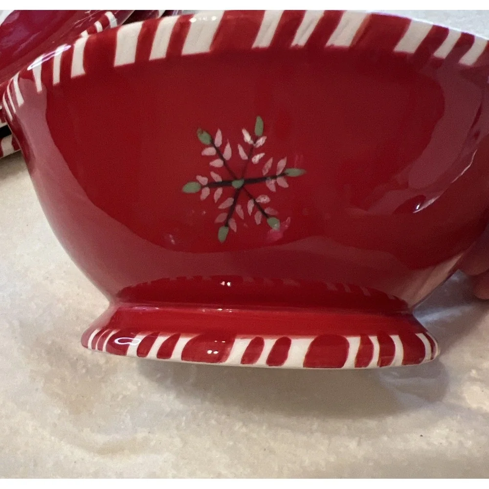 3 Tracy Porter Jolly Ol' Snowy Christmas Snowman Dinner‎ Plates & 1 Soup Bowl